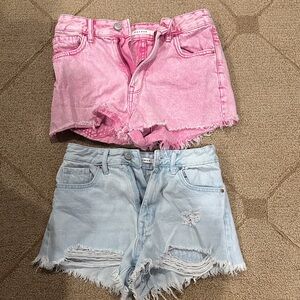 Pair of PacSun Distressed Denim Shorts